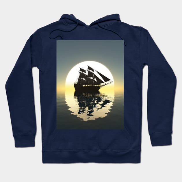 Sunset Sailors Hoodie by Ryan Rad